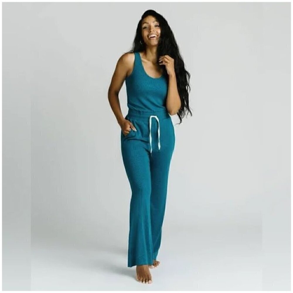 Zyia Daphne Jumpsuit - M Aegean Blue